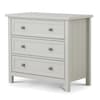 Maine Dove Grey 3 Drawer Wooden Chest