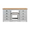 Richmond Grey and Oak Wooden Dressing Table