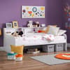 Grace White Wooden Day Bed