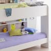 Bibop White Wooden Bunk Bed