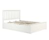 Phoenix White Wooden Ottoman Storage Bed Frame - 5ft King Size