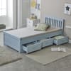 Mission Blue Wooden Storage Bed