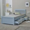 Mission Blue Wooden Storage Bed