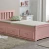 Mission Pink Wooden Storage Bed