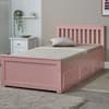 Mission Pink Wooden Storage Bed