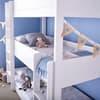 Snowdon White Wooden Triple Sleeper Bunk Bed