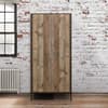 Urban Rustic 2 Door Wardrobe