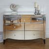 Palermo Mirrored 3 + 4 Drawer Chest