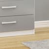 Lynx White and Grey 4 Drawer Chest