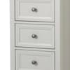 Maine Dove Grey 5 Drawer Wooden Tall Chest
