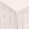 Maine White 3 Drawer Wooden Chest