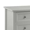 Maine Dove Grey Wooden Double Pedestal Dressing Table