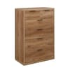 Stockwell Rustic Oak Wooden 4 + 2 Drawer Chest