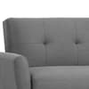 Monza Grey Fabric 3 Seater Sofa Bed