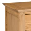 Salerno Oak Wooden 1 Drawer Bedside Table