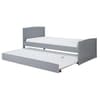 Beckton Grey Wooden Bed and Trundle Guest Bed