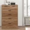Stockwell Rustic Oak Wooden 4 + 2 Drawer Chest