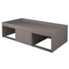 Arctic Grey Wooden Low Sleeper Storage Bed