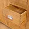 Woburn Oak Wooden 1 Door 5 Drawer Wardrobe