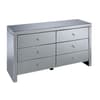 Seville Mirrored 6 Drawer Wide Chest