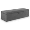 Sorrento Grey Fabric Blanket Box