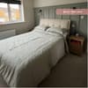 Accent Oatmeal Fabric Ottoman Storage Bed