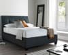 Accent Slate Fabric Ottoman Storage Bed Frame - 4ft6 Double