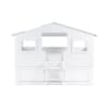 Acorn White Treehouse Storage Mid Sleeper Bed
