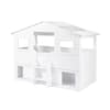 Acorn White Treehouse Storage Mid Sleeper Bed