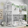 Adventure White Wooden Bunk Bed Frame