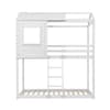 Adventure White Wooden Bunk Bed Frame