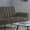 Afina Grey Velvet Fabric Sofa Bed