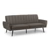 Afina Grey Velvet Fabric Sofa Bed