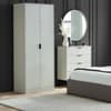 Alba Silk Grey 2 Door Wardrobe