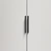Alba Silk Grey 2 Door Wardrobe