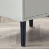 Alba Silk Grey 2 Drawer Bedside Table