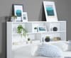 Alfie White Wooden Storage Bed Frame - 5ft King Size