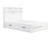 Alfie White Wooden Storage Bed Frame - 5ft King Size