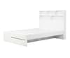 Alfie White Wooden Storage Bed Frame - 5ft King Size