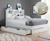 Alfie White Storage Bed with Premier Spring Mattress Included