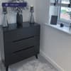 Alicia Grey 3 Drawer Wooden Chest