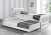 Toronto White Wooden Guest Bed and Trundle