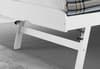 Toronto White Wooden Guest Bed and Trundle