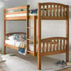 American Solid Pine Wooden Bunk Bed Frame - 3ft Single