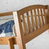 American Solid Pine Wooden Bunk Bed Frame - 3ft Single