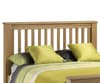 Amsterdam High Foot End Solid Oak Wooden Bed Frame - 6ft Super King Size