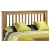 Amsterdam High Foot End Solid Oak Wooden Bed