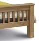 Amsterdam High Foot End Solid Oak Wooden Bed Frame - 4ft6 Double