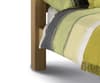 Amsterdam High Foot End Solid Oak Wooden Bed Frame - 5ft King Size
