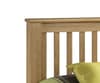 Amsterdam Low Foot End Solid Oak Wooden Bed Frame - 5ft King Size